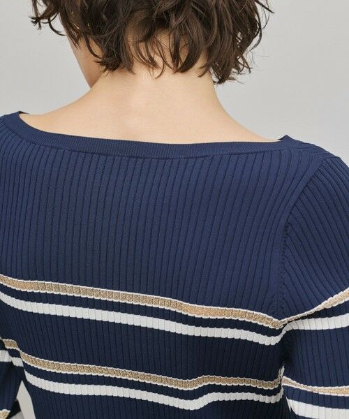 GRACE CONTINENTAL / グレースコンチネンタル ニット・セーター | ラメボーダーニットトップ | 詳細15