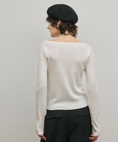 GRACE CONTINENTAL / グレースコンチネンタル ニット・セーター | バイカラーリブニットトップ | 詳細5