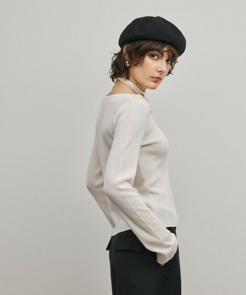 GRACE CONTINENTAL / グレースコンチネンタル ニット・セーター | バイカラーリブニットトップ | 詳細6