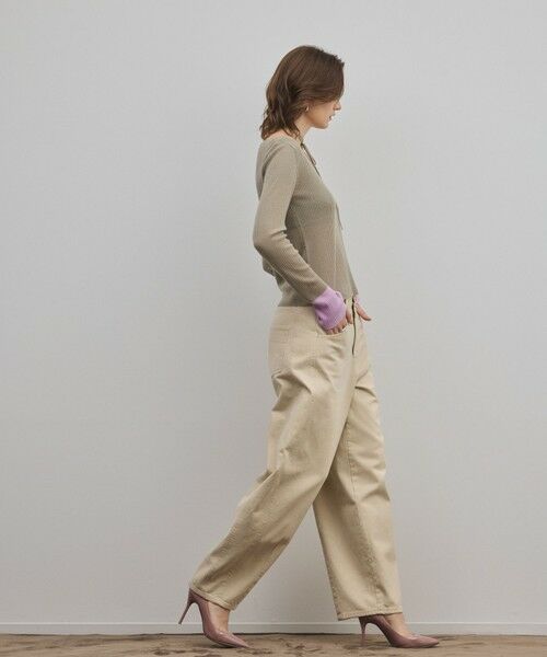 GRACE CONTINENTAL / グレースコンチネンタル ニット・セーター | バイカラーリブニットトップ | 詳細9