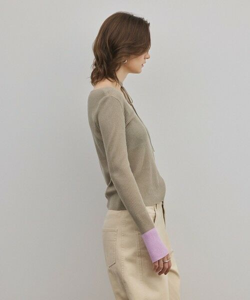 GRACE CONTINENTAL / グレースコンチネンタル ニット・セーター | バイカラーリブニットトップ | 詳細13
