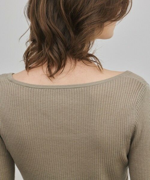GRACE CONTINENTAL / グレースコンチネンタル ニット・セーター | バイカラーリブニットトップ | 詳細15