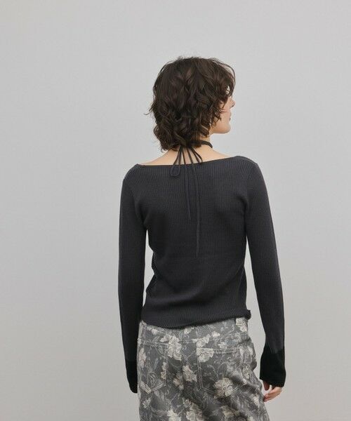 GRACE CONTINENTAL / グレースコンチネンタル ニット・セーター | バイカラーリブニットトップ | 詳細21