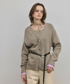 GRACE CONTINENTAL / グレースコンチネンタル カーディガン・ボレロ | リリヤーンニットカーディガン