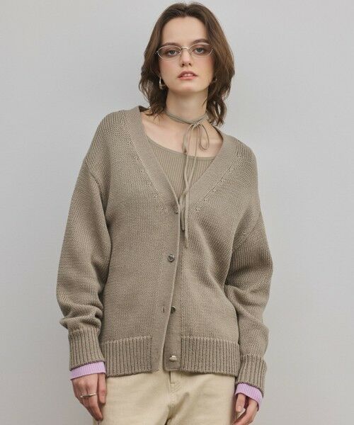 GRACE CONTINENTAL / グレースコンチネンタル カーディガン・ボレロ | リリヤーンニットカーディガン | 詳細16