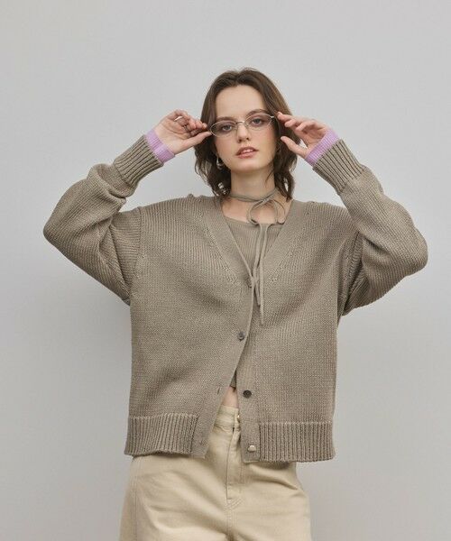 GRACE CONTINENTAL / グレースコンチネンタル カーディガン・ボレロ | リリヤーンニットカーディガン | 詳細17