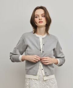 GRACE CONTINENTAL / グレースコンチネンタル カーディガン・ボレロ | レイヤード風ニットカーディガン