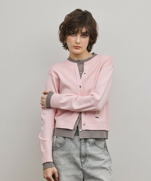GRACE CONTINENTAL / グレースコンチネンタル カーディガン・ボレロ | レイヤード風ニットカーディガン | 詳細5