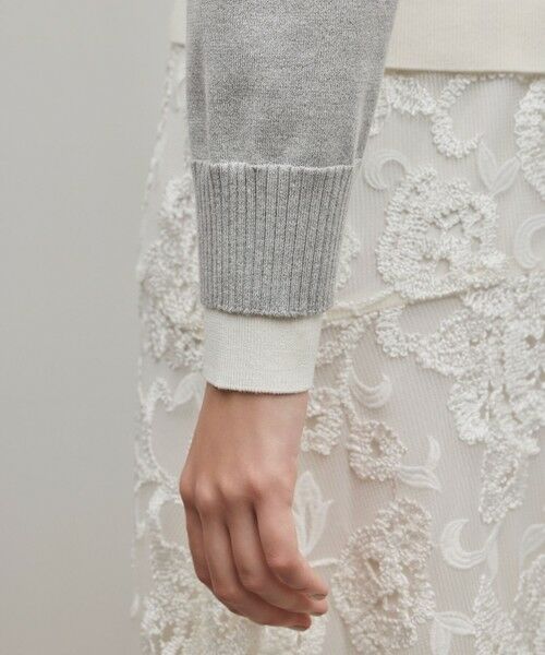 GRACE CONTINENTAL / グレースコンチネンタル カーディガン・ボレロ | レイヤード風ニットカーディガン | 詳細11