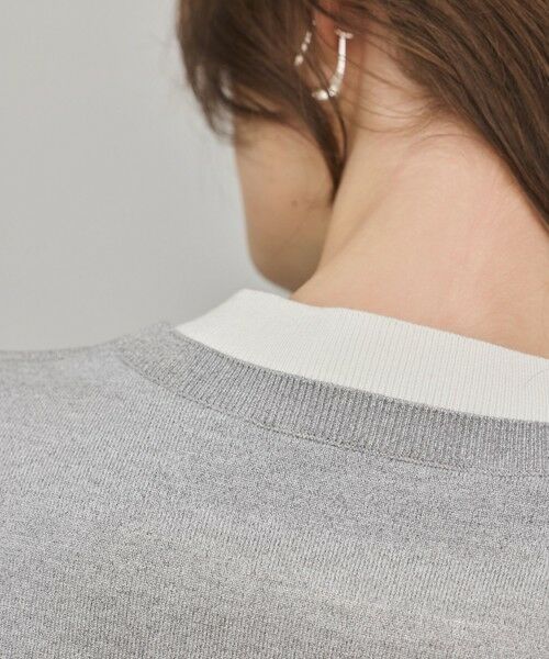 GRACE CONTINENTAL / グレースコンチネンタル カーディガン・ボレロ | レイヤード風ニットカーディガン | 詳細14