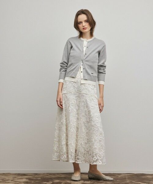 GRACE CONTINENTAL / グレースコンチネンタル カーディガン・ボレロ | レイヤード風ニットカーディガン | 詳細6