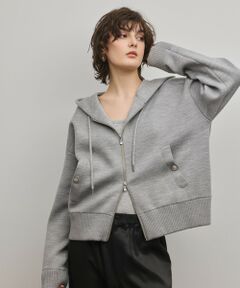 GRACE CONTINENTAL / グレースコンチネンタル パーカー | フォルムニットパーカー