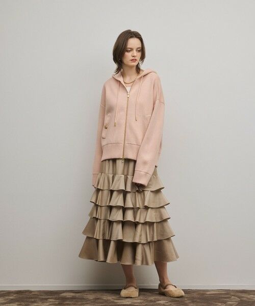 GRACE CONTINENTAL / グレースコンチネンタル パーカー | フォルムニットパーカー | 詳細1