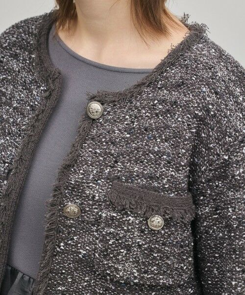 GRACE CONTINENTAL / グレースコンチネンタル カーディガン・ボレロ | ツイードニットカーディガン | 詳細8