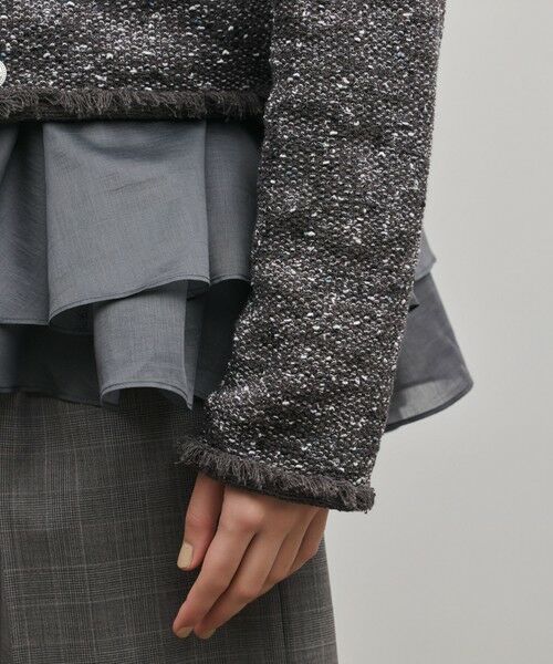 GRACE CONTINENTAL / グレースコンチネンタル カーディガン・ボレロ | ツイードニットカーディガン | 詳細9