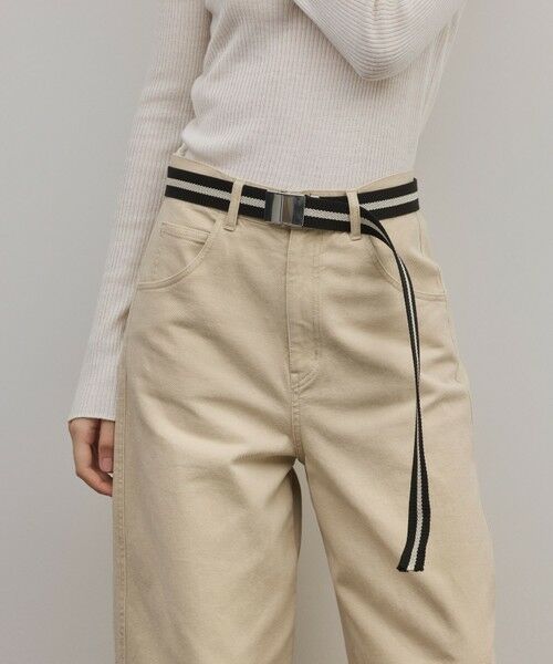 GRACE CONTINENTAL / グレースコンチネンタル ベルト・サスペンダー | ラインガチャベルト（ブラック）