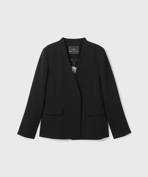 GRACE CONTINENTAL / グレースコンチネンタル ノーカラージャケット | トリアセノーカラージャケット | 詳細21