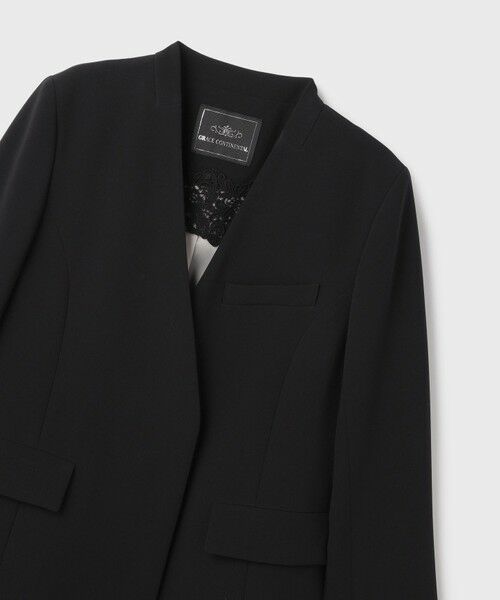 GRACE CONTINENTAL / グレースコンチネンタル ノーカラージャケット | トリアセノーカラージャケット | 詳細23