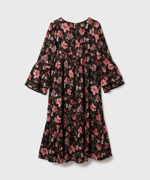 GRACE CONTINENTAL / グレースコンチネンタル ロング・マキシ丈ワンピース | ボタニカルプリントティアードワンピース | 詳細21