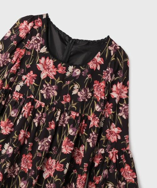 GRACE CONTINENTAL / グレースコンチネンタル ロング・マキシ丈ワンピース | ボタニカルプリントティアードワンピース | 詳細22