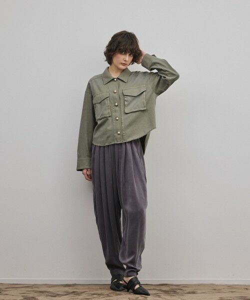 GRACE CONTINENTAL / グレースコンチネンタル シャツ・ブラウス | パール釦ピグメントシャツ | 詳細18