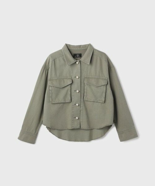 GRACE CONTINENTAL / グレースコンチネンタル シャツ・ブラウス | パール釦ピグメントシャツ | 詳細23