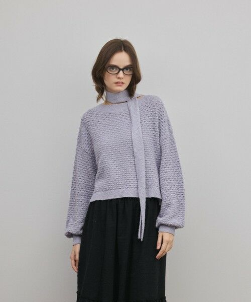 GRACE CONTINENTAL / グレースコンチネンタル ニット・セーター | メッシュオーバーニットトップ | 詳細18