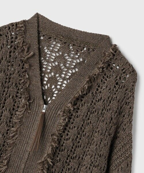 GRACE CONTINENTAL / グレースコンチネンタル カーディガン・ボレロ | zipミドルニットカーディガン | 詳細22