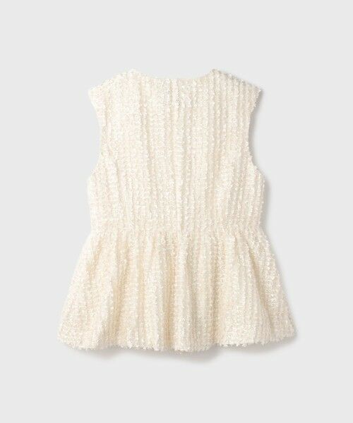 GRACE CONTINENTAL / グレースコンチネンタル ベスト | カットジャガードペプラムジレ | 詳細13