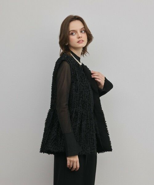 GRACE CONTINENTAL / グレースコンチネンタル ベスト | カットジャガードペプラムジレ | 詳細21