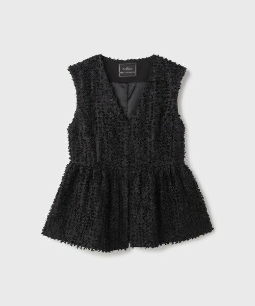 GRACE CONTINENTAL / グレースコンチネンタル ベスト | カットジャガードペプラムジレ | 詳細23