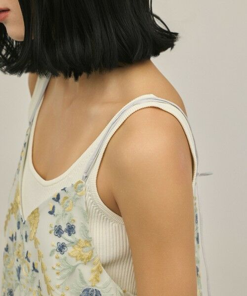 GRACE CONTINENTAL / グレースコンチネンタル ロング・マキシ丈ワンピース | オーナメントembワンピース | 詳細10