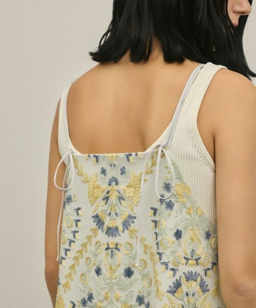 GRACE CONTINENTAL / グレースコンチネンタル ロング・マキシ丈ワンピース | オーナメントembワンピース | 詳細12