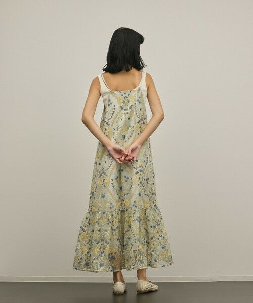 GRACE CONTINENTAL / グレースコンチネンタル ロング・マキシ丈ワンピース | オーナメントembワンピース | 詳細3