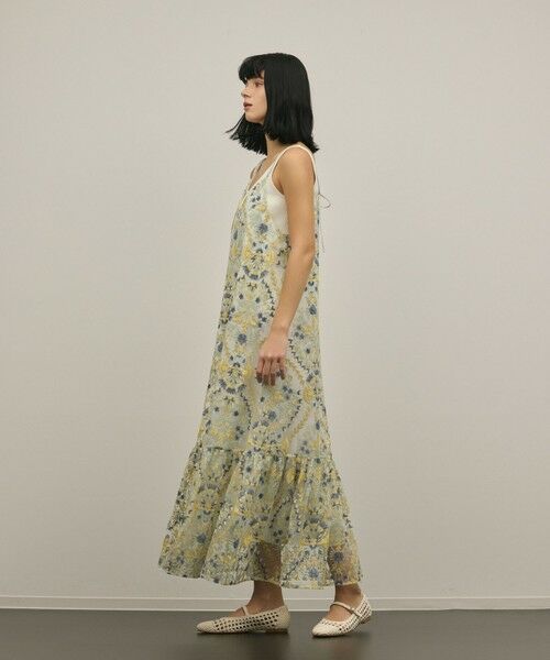 GRACE CONTINENTAL / グレースコンチネンタル ロング・マキシ丈ワンピース | オーナメントembワンピース | 詳細4