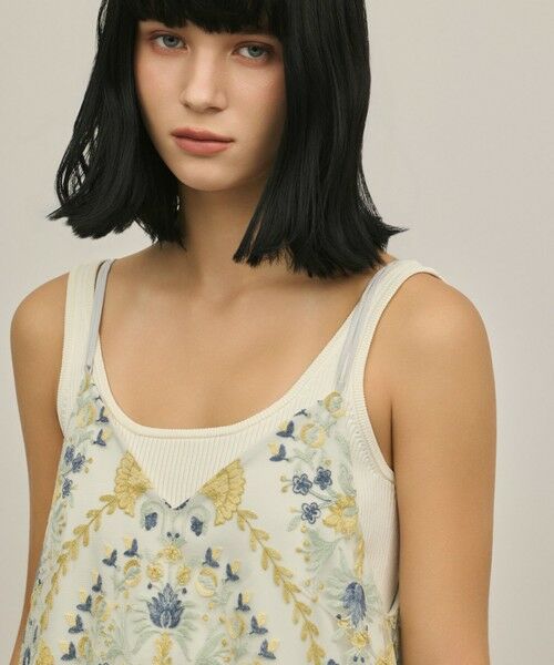 GRACE CONTINENTAL / グレースコンチネンタル ロング・マキシ丈ワンピース | オーナメントembワンピース | 詳細9