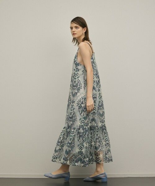 GRACE CONTINENTAL / グレースコンチネンタル ロング・マキシ丈ワンピース | オーナメントembワンピース | 詳細15