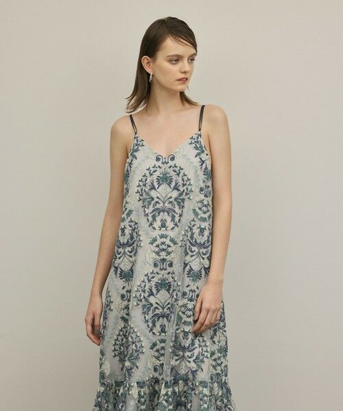 GRACE CONTINENTAL / グレースコンチネンタル ロング・マキシ丈ワンピース | オーナメントembワンピース | 詳細21