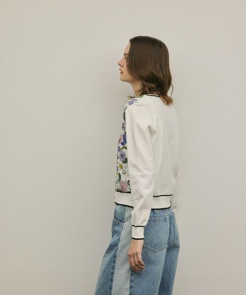 GRACE CONTINENTAL / グレースコンチネンタル カーディガン・ボレロ | フラワープリントニットカーディガン | 詳細2