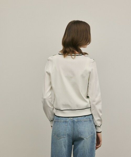 GRACE CONTINENTAL / グレースコンチネンタル カーディガン・ボレロ | フラワープリントニットカーディガン | 詳細3