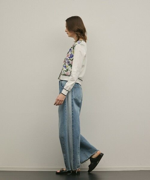 GRACE CONTINENTAL / グレースコンチネンタル カーディガン・ボレロ | フラワープリントニットカーディガン | 詳細6