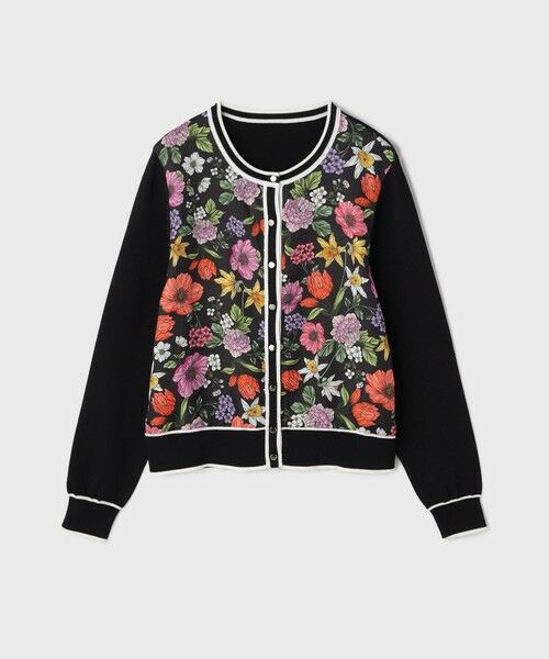 GRACE CONTINENTAL / グレースコンチネンタル カーディガン・ボレロ | フラワープリントニットカーディガン | 詳細21