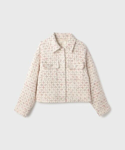 GRACE CONTINENTAL / グレースコンチネンタル ノーカラージャケット | ツイードクロップドジャケット | 詳細6