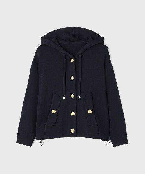 GRACE CONTINENTAL / グレースコンチネンタル ブルゾン | ニットフーディブルゾン | 詳細15