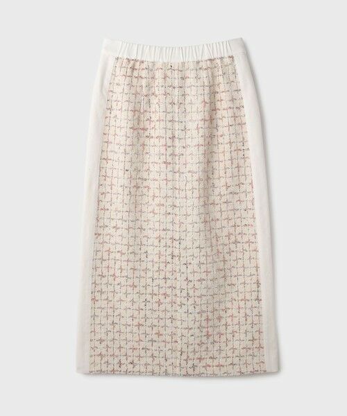 GRACE CONTINENTAL / グレースコンチネンタル ミニ・ひざ丈スカート | ツイードライン切替スカート | 詳細9