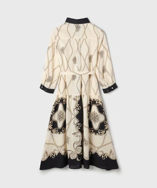 GRACE CONTINENTAL / グレースコンチネンタル ミニ丈・ひざ丈ワンピース | スカーフプリントシャツワンピース | 詳細8