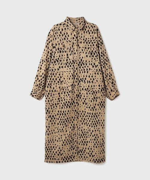 GRACE CONTINENTAL / グレースコンチネンタル ロング・マキシ丈ワンピース | ハーフドットミリタリーワンピース | 詳細5