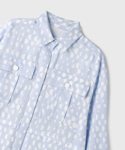 GRACE CONTINENTAL / グレースコンチネンタル ロング・マキシ丈ワンピース | ハーフドットミリタリーワンピース | 詳細13