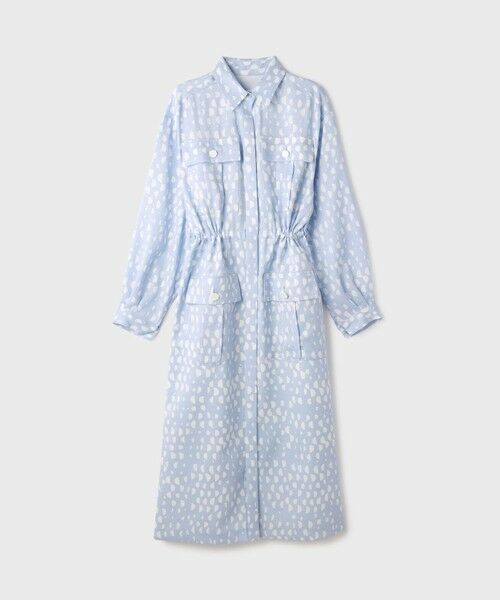 GRACE CONTINENTAL / グレースコンチネンタル ロング・マキシ丈ワンピース | ハーフドットミリタリーワンピース | 詳細14