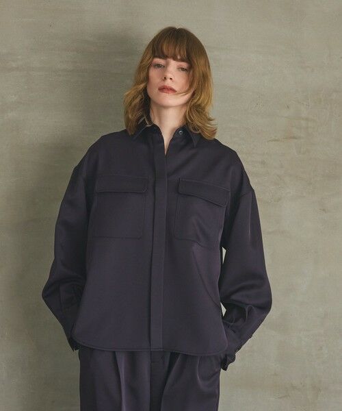 GRACE CONTINENTAL / グレースコンチネンタル シャツ・ブラウス | トリアセカルゼシャツ | 詳細15